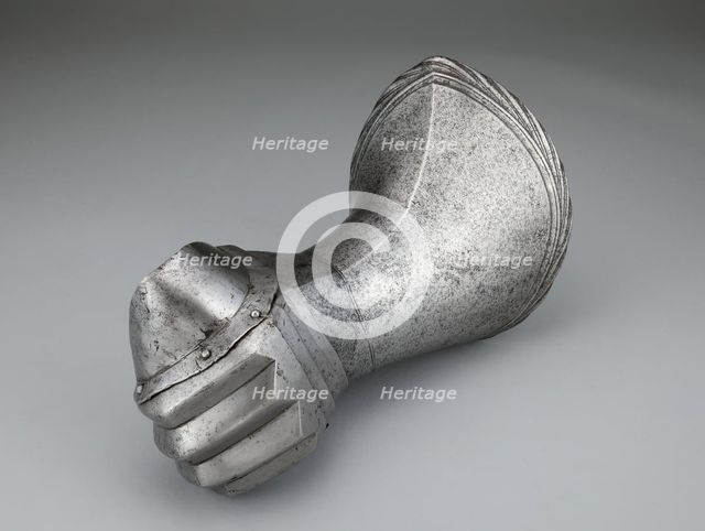 Tilting Gauntlet for the Left Hand (Manifer), Spain, c. 1520/30. Creator: Unknown.