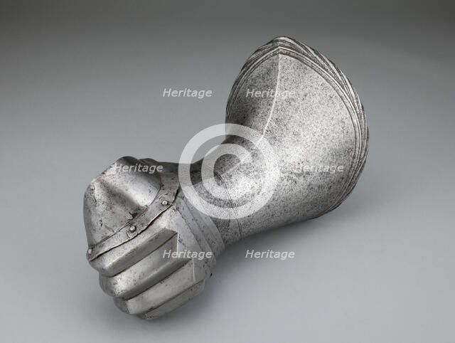 Tilting Gauntlet for the Left Hand (Manifer), Spain, c. 1520/30. Creator: Unknown.