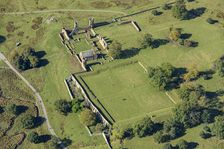 Tiltyard and ruins of Bradgate House, Leicestershire, 2024. Creator: Damian Grady