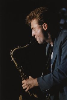 Tim Garland, Dankworth Generation Band, Brecon, Wales, 1995. Creator: Brian Foskett