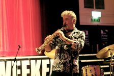 Tim Garland, Jason Rebello – Tim Garland Duo, Battle Jazz Festival, Battle, East Sussex, July 2023. Creator: Brian O'Connor