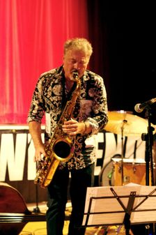 Tim Garland, Jason Rebello – Tim Garland Duo, Battle Jazz Festival, Battle, East Sussex, July 2023. Creator: Brian O'Connor