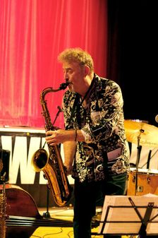 Tim Garland, Jason Rebello – Tim Garland Duo, Battle Jazz Festival, Battle, East Sussex, July 2023. Creator: Brian O'Connor