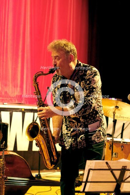 Tim Garland, Jason Rebello – Tim Garland Duo, Battle Jazz Festival, Battle, East Sussex, July 2023. Creator: Brian O'Connor.