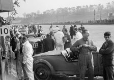Tim Rose-Richards and John Cobb's Talbot 105 at the JCC Double Twelve race, Brooklands, May 1931. Artist: Bill Brunell