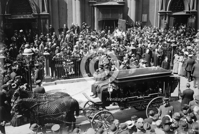 Tim Sullivan's funeral, 1913. Creator: Bain News Service.