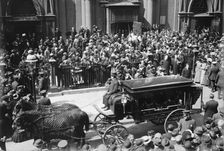 Tim Sullivan's funeral, 1913. Creator: Bain News Service