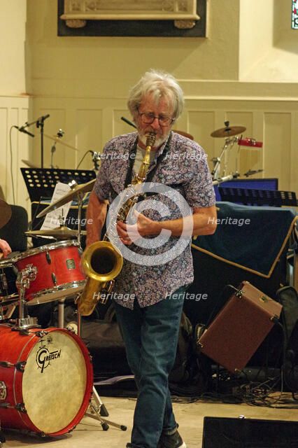 Tim Whitehead, Tim Whitehead Quintet, Chris Coull Promotion, St Andrew’s Church, August 2025. Creator: Brian O'Connor.