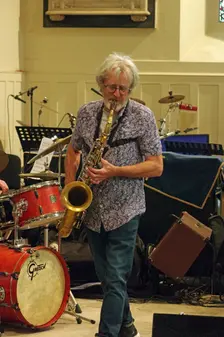 Tim Whitehead, Tim Whitehead Quintet, Chris Coull Promotion, St Andrew’s Church, August 2025. Creator: Brian O'Connor