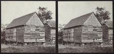 Timber barn on brick stilts, Sussex, 1913. Creator: Walter Edward Zehetmayr