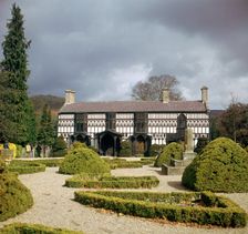 Timber-framed black and white house, 18th century