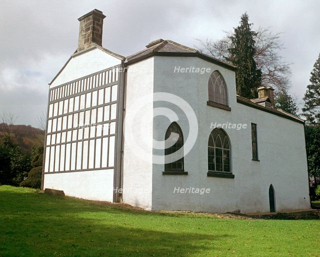 Timber-framed black and white house, 18th century. Artist: Unknown