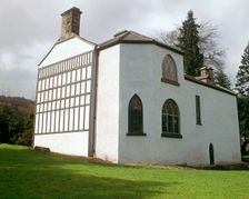 Timber-framed black and white house, 18th century