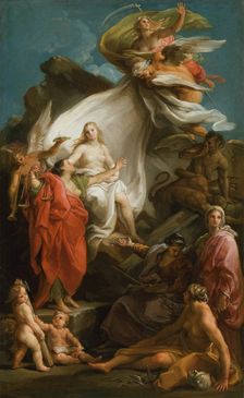 Time Unveiling Truth, 1740/45. Creator: Pompeo Batoni