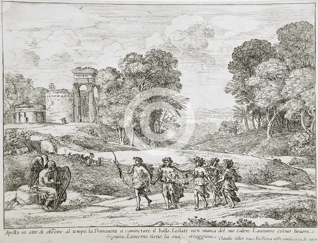 Time, Apollo, and the Seasons, 1662. Creator: Claude Lorrain.