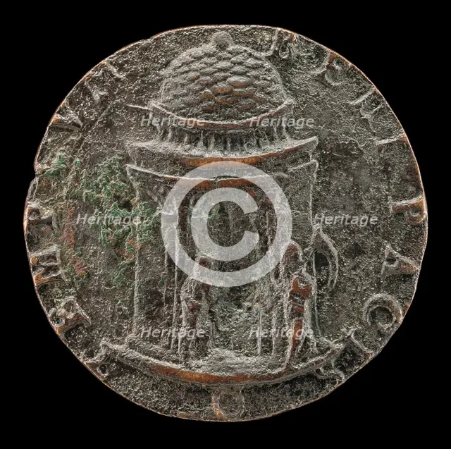 Time Carrying a Scythe [reverse], 16th century. Creator: Unknown.
