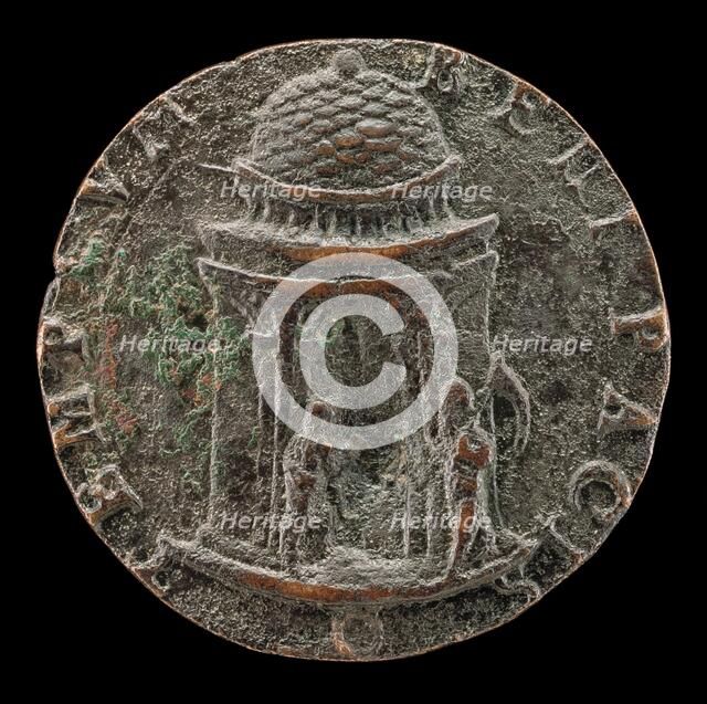 Time Carrying a Scythe [reverse], 16th century. Creator: Unknown.