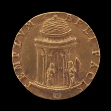 Time Carrying a Scythe [reverse], c. 1524. Creator: Unknown