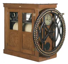 Time clock from the R. H. Boyd Publishing Corporation, ca. 1912. Creator: International Time Recording Company