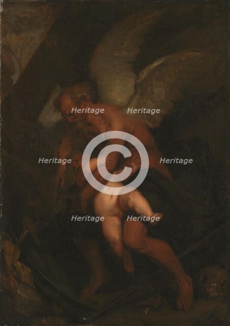 Time Clipping Cupid's Wings. Creator: Dyck, Sir Anthonis van, (after)  .