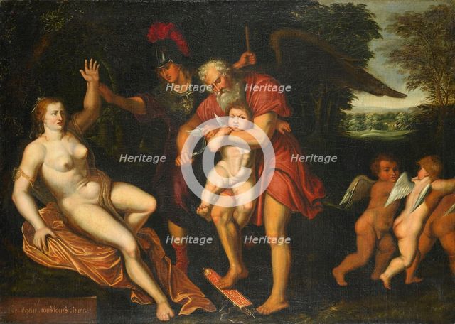 Time cutting the Wings of Love, . Creator: Sustris; Lambert (1515/20-after 1591).