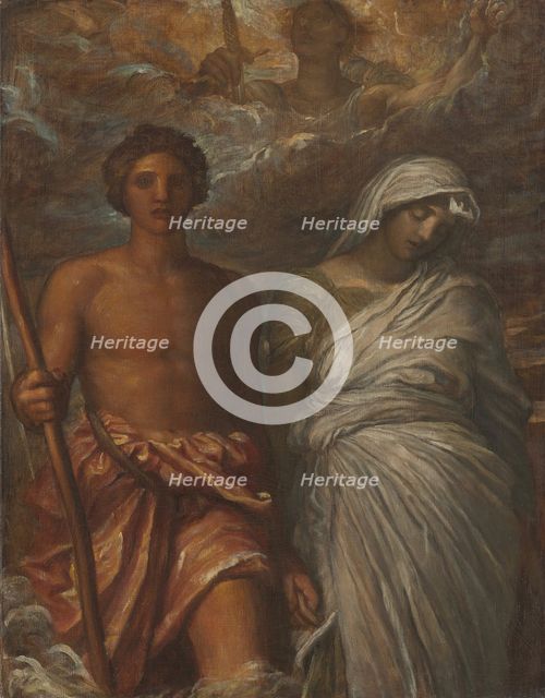 Time, Death and Judgment, 1866. Creator: George Frederick Watts.