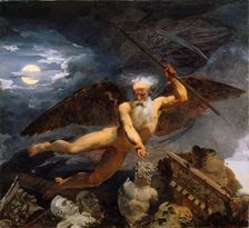 Time displays ruins and masterpieces, 1822