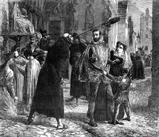 "Time of the Persecution of the Christian Reformers in Paris, in 1559"..., 1854. Creator: Harvey Orrin Smith