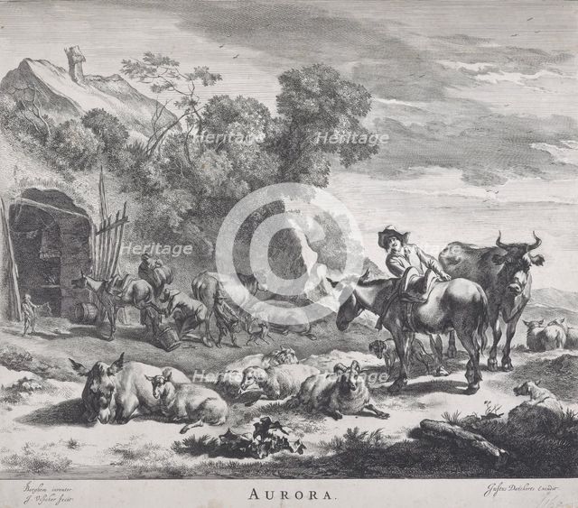 Times of Day/ Aurora, 1660. Creator: Jan de Visscher.