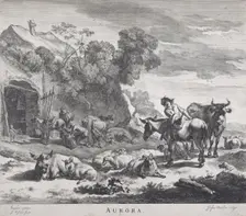 Times of Day/ Aurora, 1660. Creator: Jan de Visscher