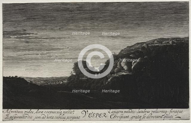 Times of Day: Vespers. Creator: Jan van de Velde (Dutch, 1620-1662).