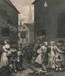 Times of the Day - Noon 1870. Artist: WH Worthington