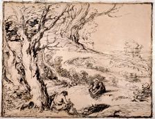 Timon and Apemantus 1883. Artist: Sir John Gilbert