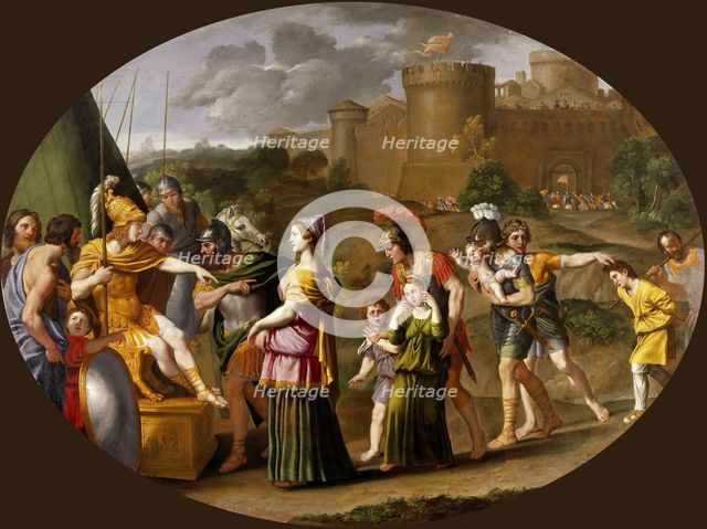 Timoclea before Alexander the Great, 1610s. Creator: Domenichino (1581-1641).
