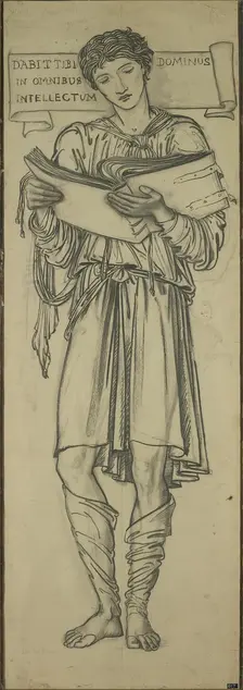 Timothy (Cartoon for Lady Chapel east window), March 1872. Creator: Sir Edward Coley Burne-Jones