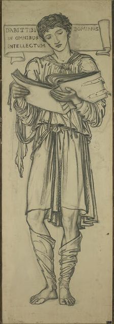 Timothy (Cartoon for Lady Chapel east window), March 1872. Creator: Sir Edward Coley Burne-Jones
