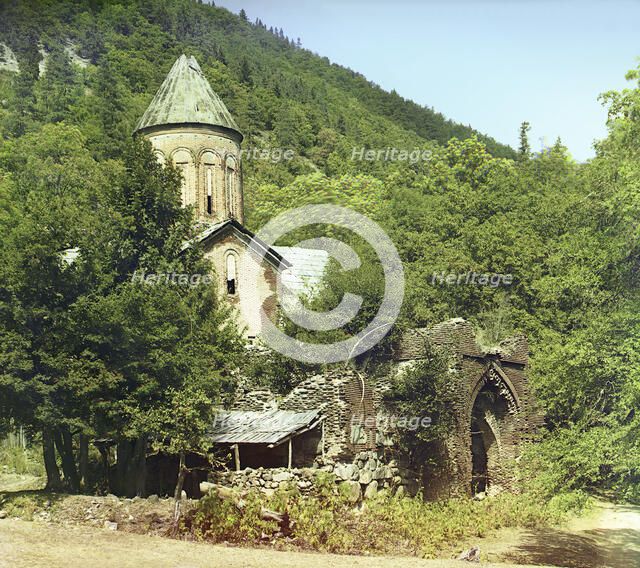 Timotis-Ubanskii Monastery, between 1905 and 1915. Creator: Sergey Mikhaylovich Prokudin-Gorsky.