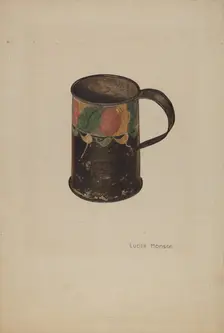 Tin Mug, c. 1940. Creator: Lucille Manson