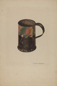 Tin Mug, c. 1940. Creator: Lucille Manson