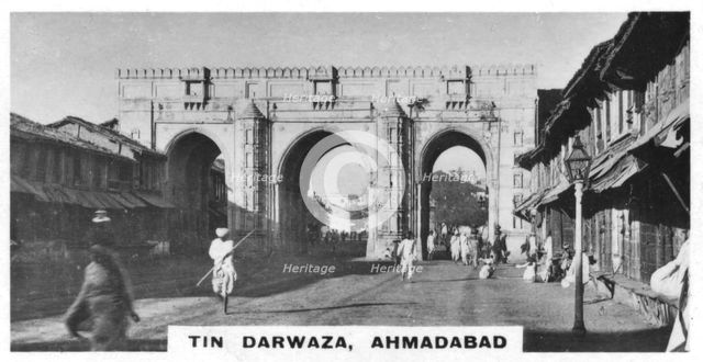 Tin Darwaza, Ahmadabad, Gujarat, India, c1925. Artist: Unknown