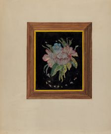 Tin Foil Flower (Painting), c. 1936. Creator: Florence Stevenson