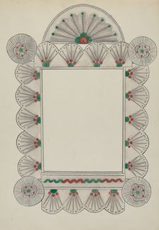 Tin Frame, c. 1936. Creator: Mirabal, Alfonso