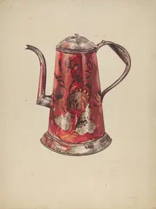 Tin Teapot, c. 1938. Creator: James McLellan