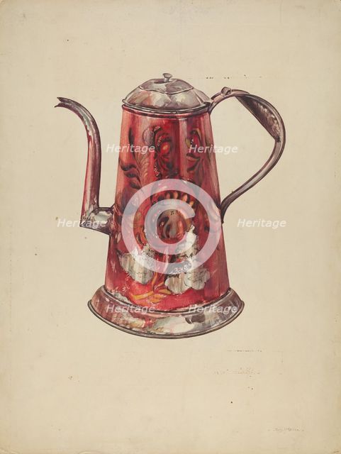 Tin Teapot, c. 1938. Creator: James McLellan.
