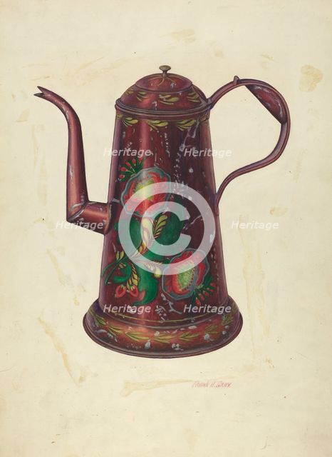 Tin Teapot, c. 1939. Creator: Frank Gray.