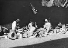 Tin workers, Cairo, Egypt, late 19th or early 20th century