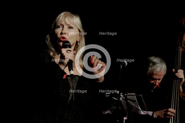 Tina May with Herbie Flowers, Hawth, Crawley, West Sussex, Nov 2015. Artist: Brian O'Connor.