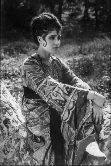 Tina Modotti in the film "The Tiger's Coat", 1920. Creator: Tina Modotti