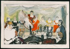 Tingletangle, 1895. Creator: Edvard Munch