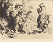Tinkers, 1882. Creator: William Strang